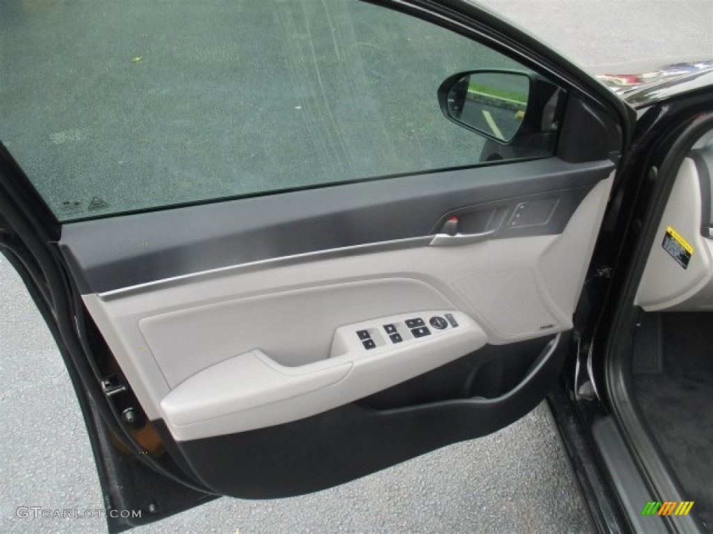 2017 Elantra Limited - Black / Gray photo #17