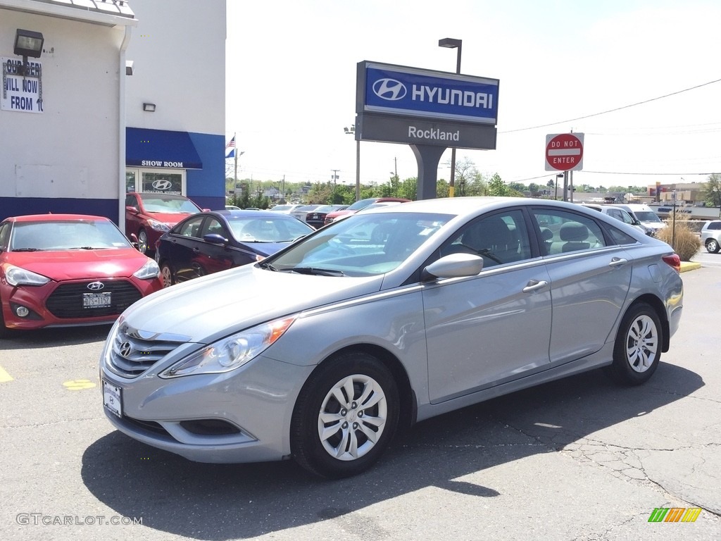 2011 Sonata GLS - Iridescent Silver Blue Metallic / Gray photo #1