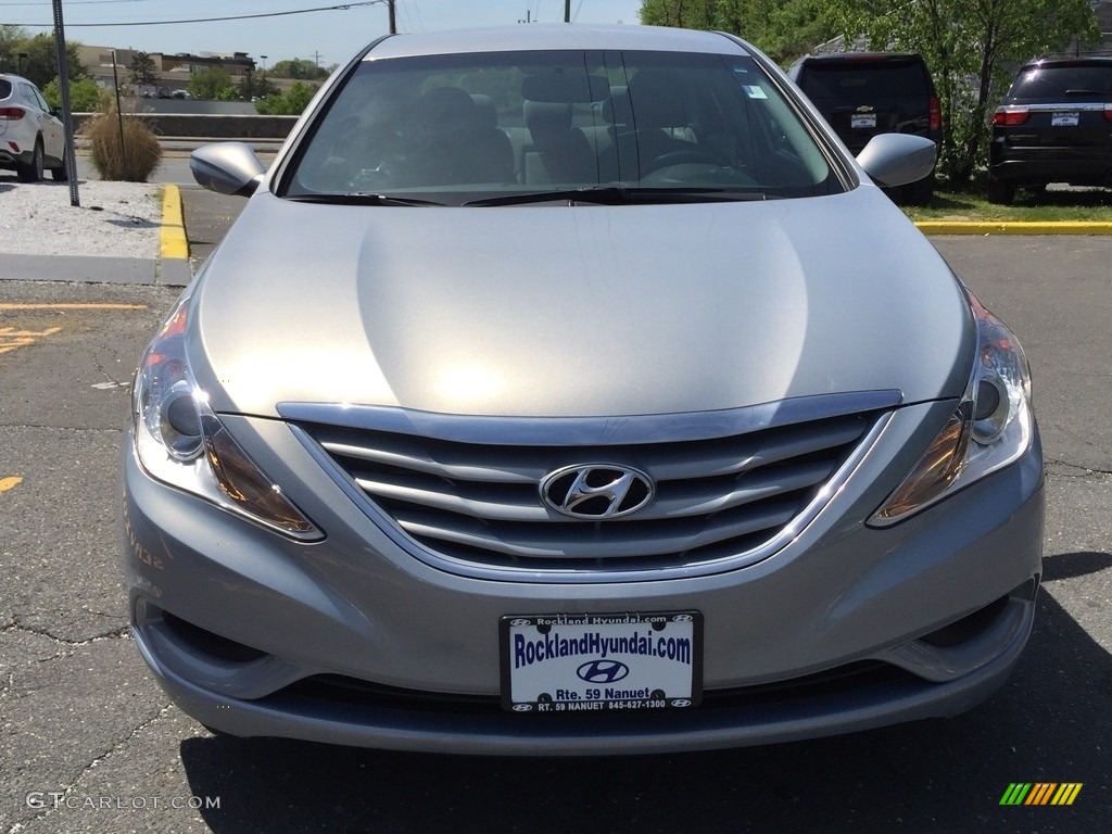 2011 Sonata GLS - Iridescent Silver Blue Metallic / Gray photo #2