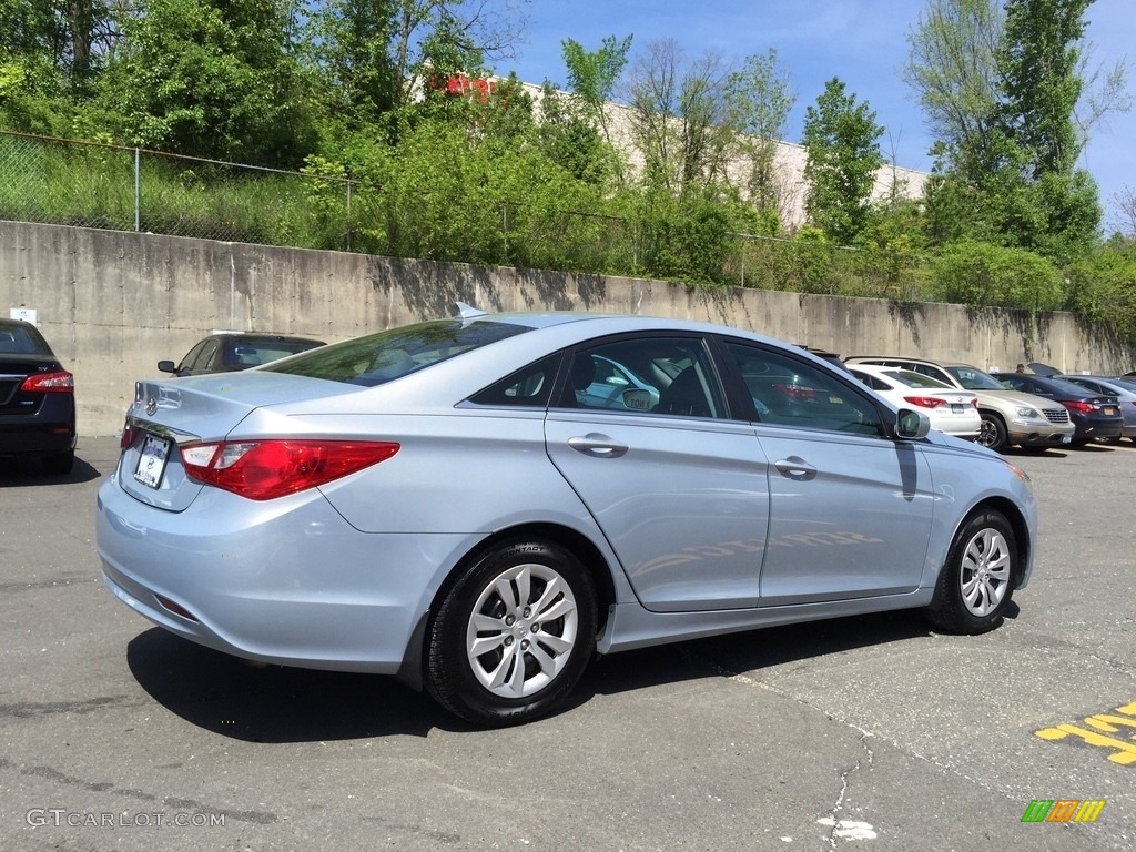 2011 Sonata GLS - Iridescent Silver Blue Metallic / Gray photo #4