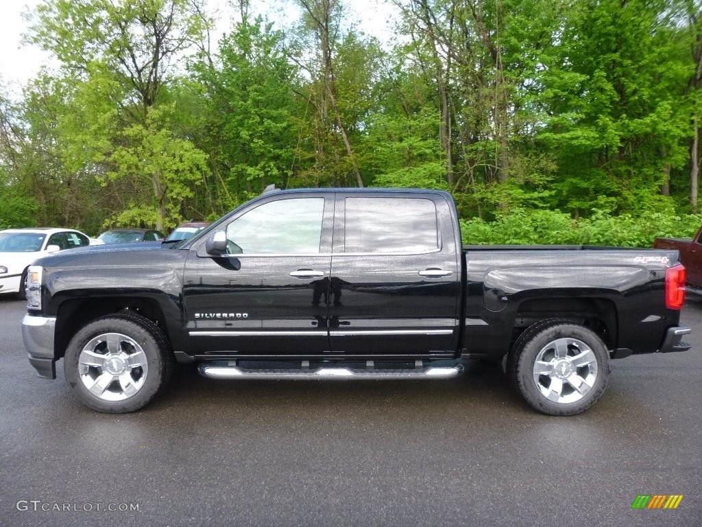 2016 Silverado 1500 LTZ Crew Cab 4x4 - Black / Cocoa/Dune photo #8