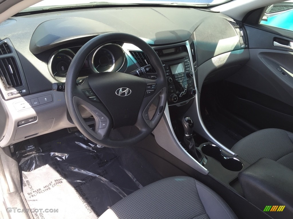 2011 Sonata GLS - Iridescent Silver Blue Metallic / Gray photo #9