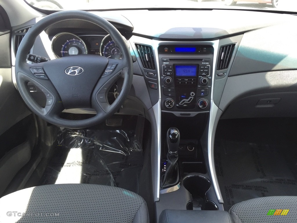2011 Sonata GLS - Iridescent Silver Blue Metallic / Gray photo #13