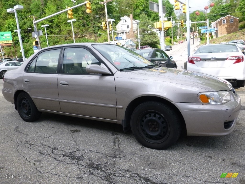 2001 Corolla LE - Sandrift Beige Metallic / Pebble Beige photo #1