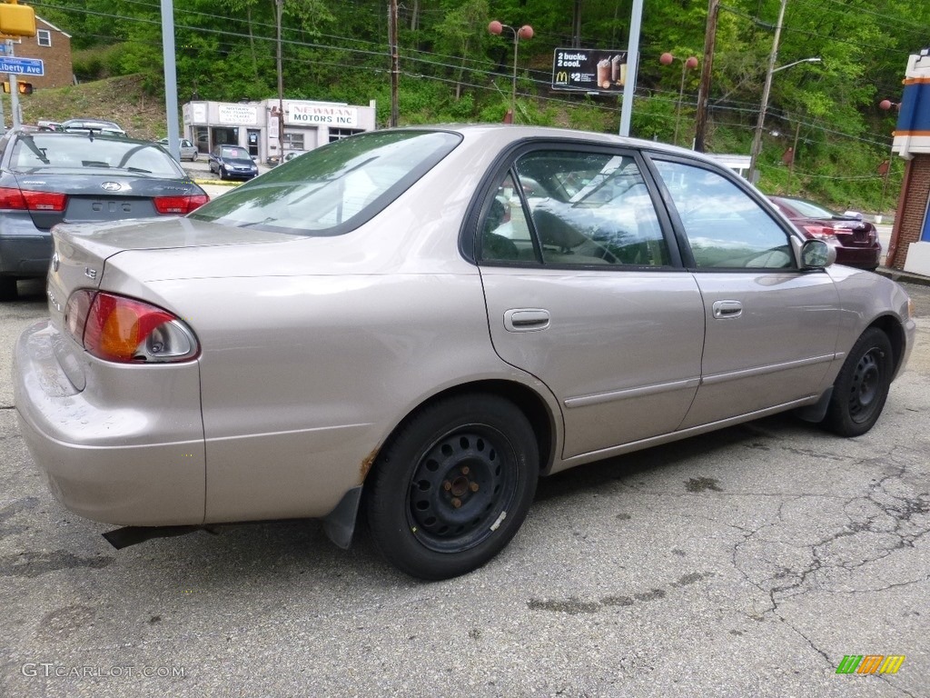 2001 Corolla LE - Sandrift Beige Metallic / Pebble Beige photo #6