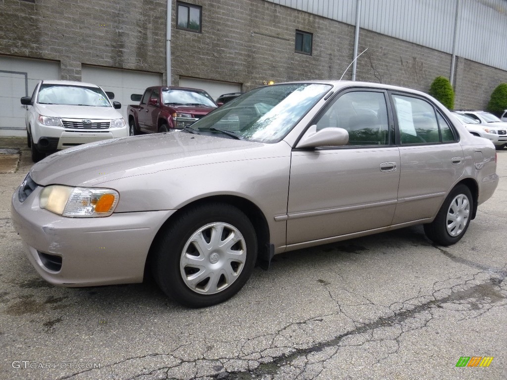 2001 Corolla LE - Sandrift Beige Metallic / Pebble Beige photo #13