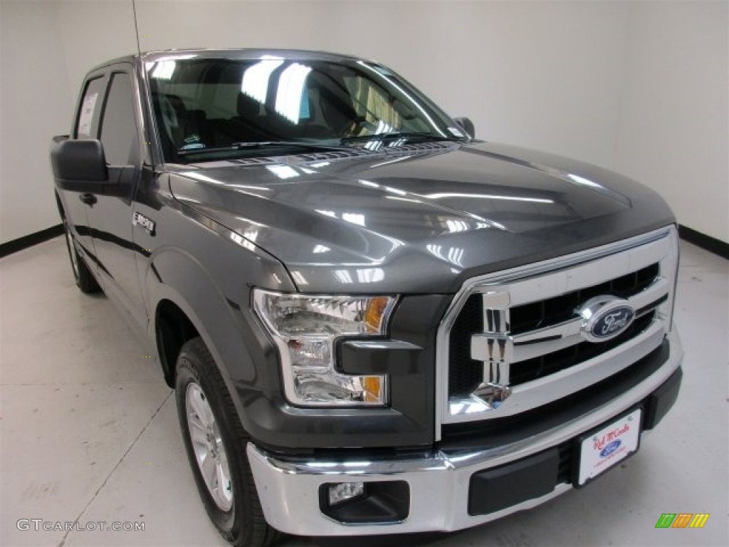 2016 F150 XLT SuperCrew - Magnetic / Medium Earth Gray photo #2