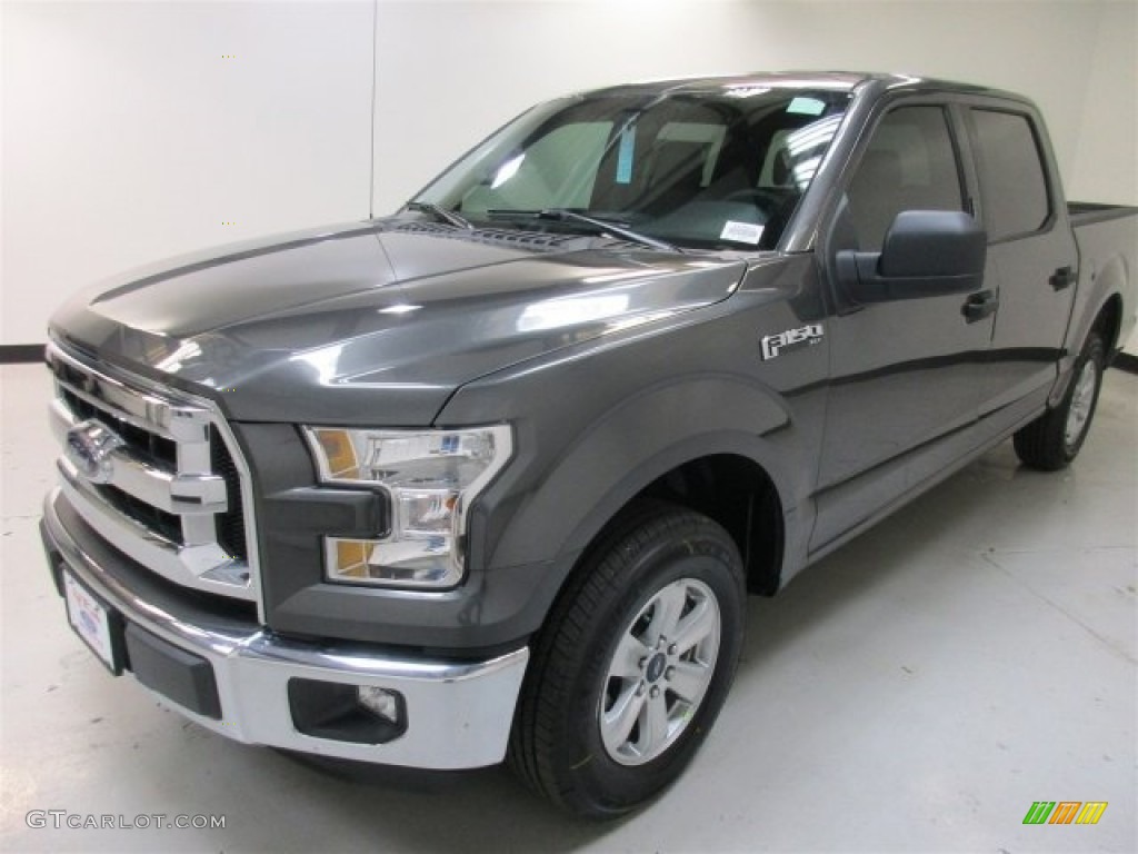2016 F150 XLT SuperCrew - Magnetic / Medium Earth Gray photo #4