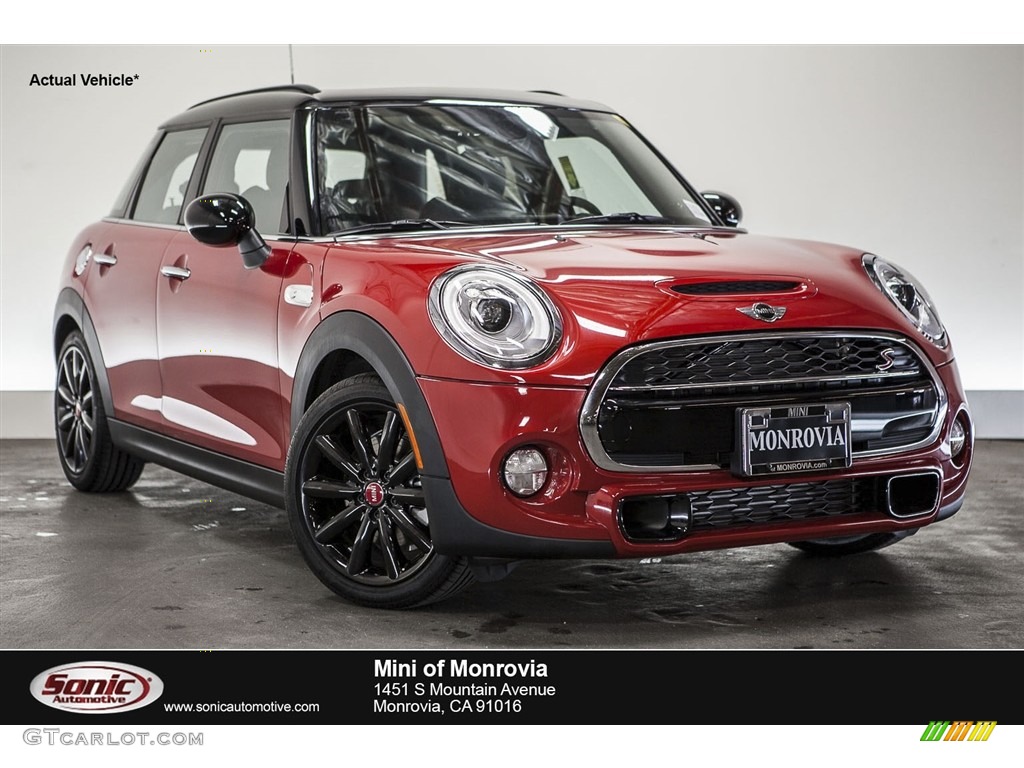 2016 Hardtop Cooper S 4 Door - Blazing Red Metallic / Carbon Black photo #1