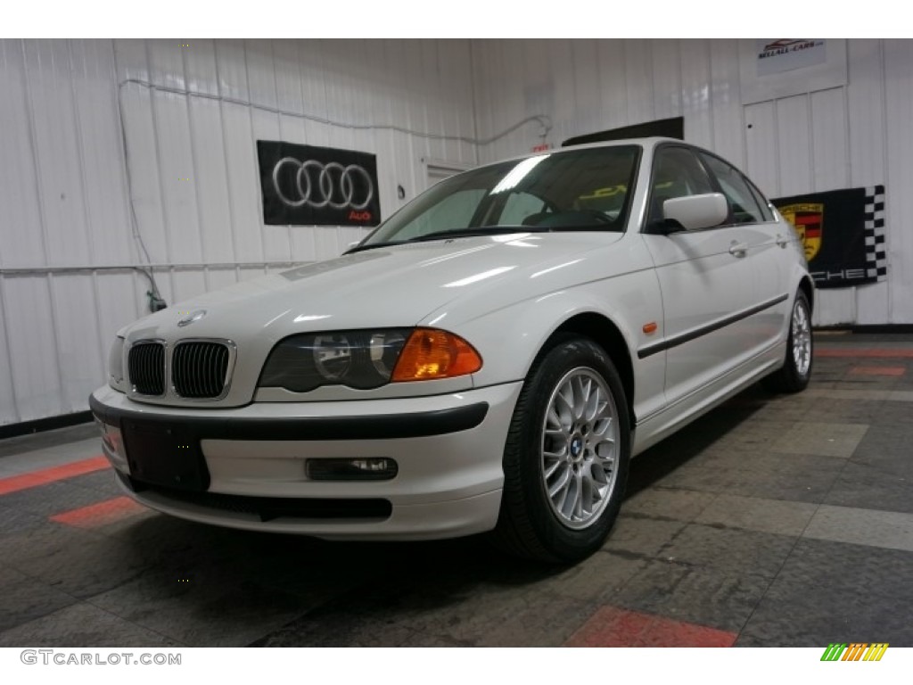 2000 3 Series 328i Sedan - Alpine White / Sand photo #3