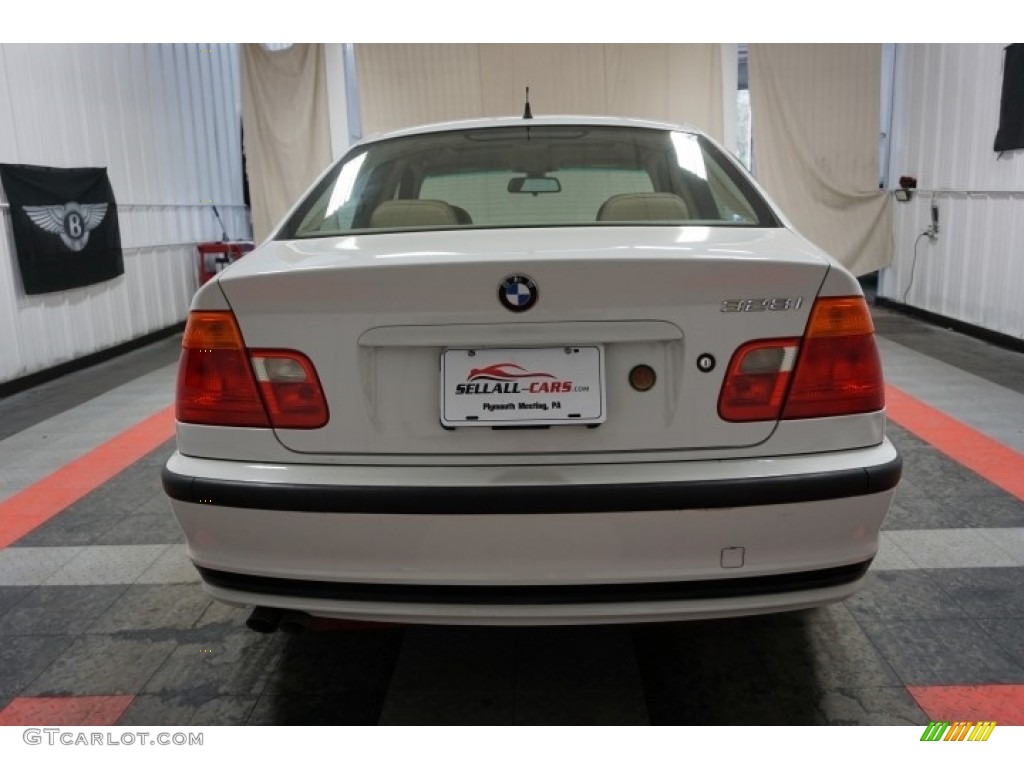 2000 3 Series 328i Sedan - Alpine White / Sand photo #9