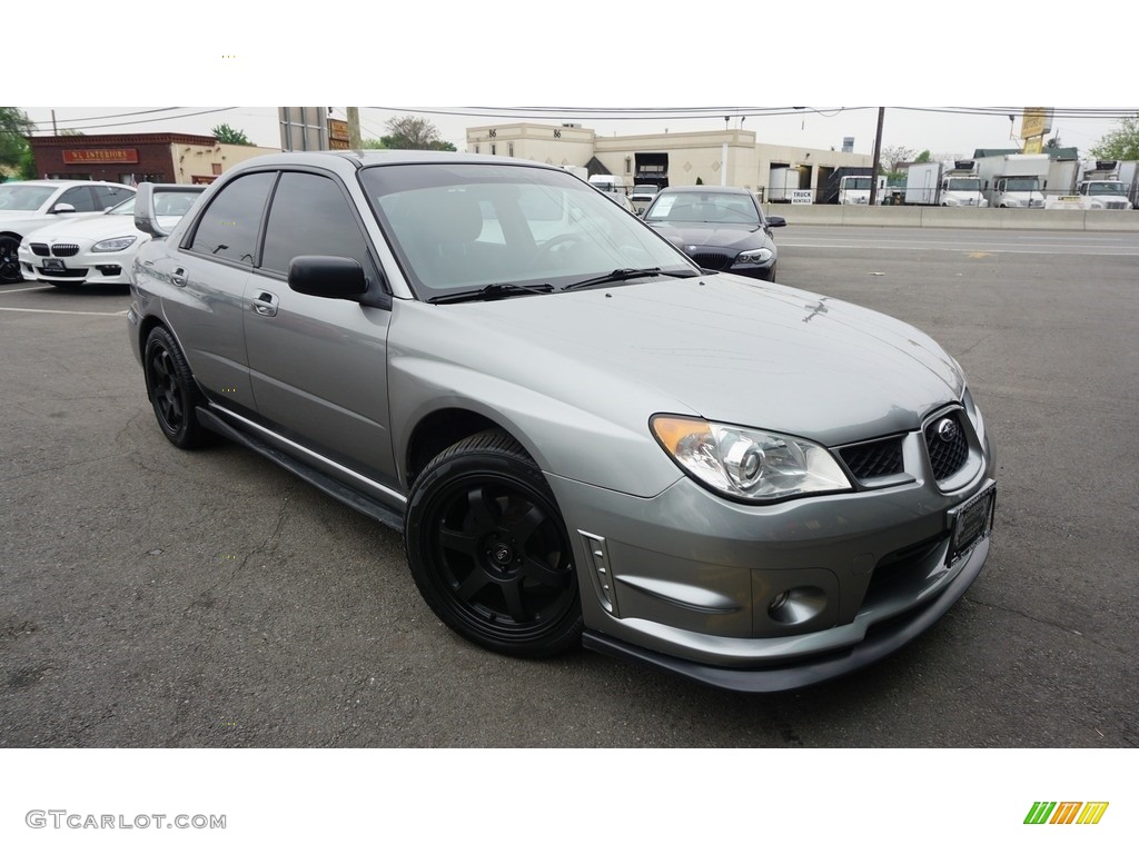 2007 Impreza 2.5i Sedan - Urban Gray Metallic / Anthracite Black photo #2