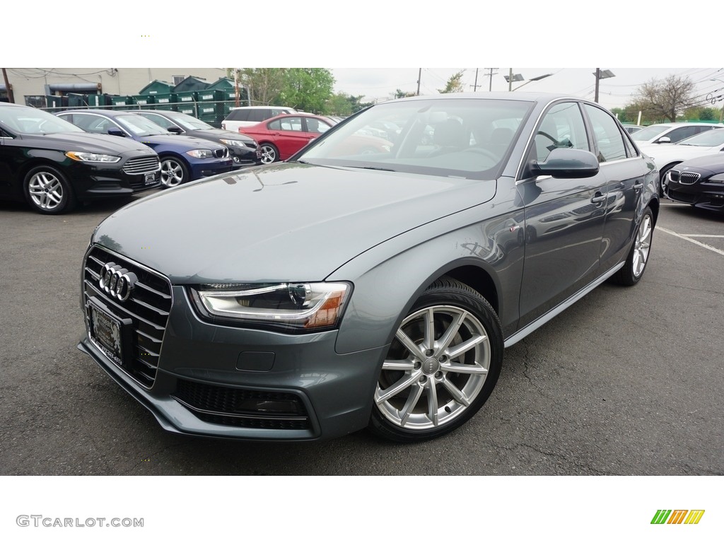 2015 A4 2.0T Premium quattro - Monsoon Gray Metallic / Black photo #1