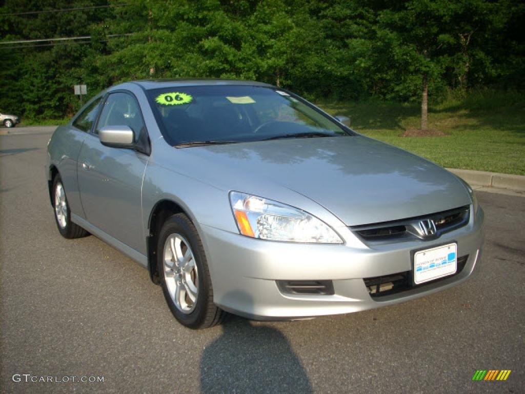 2006 Accord EX Coupe - Alabaster Silver Metallic / Black photo #1