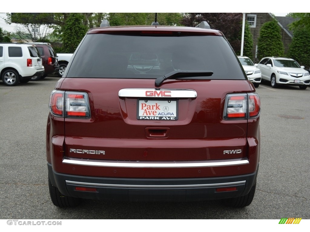 2016 Acadia SLT AWD - Crimson Red Tintcoat / Ebony photo #4