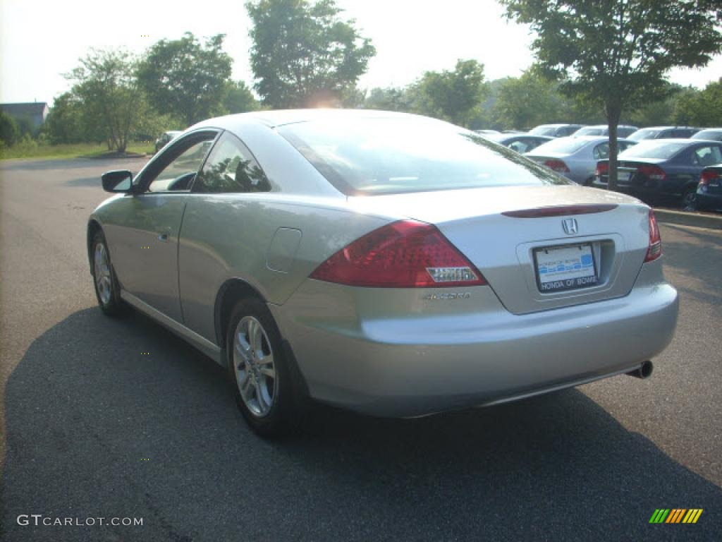 2006 Accord EX Coupe - Alabaster Silver Metallic / Black photo #5