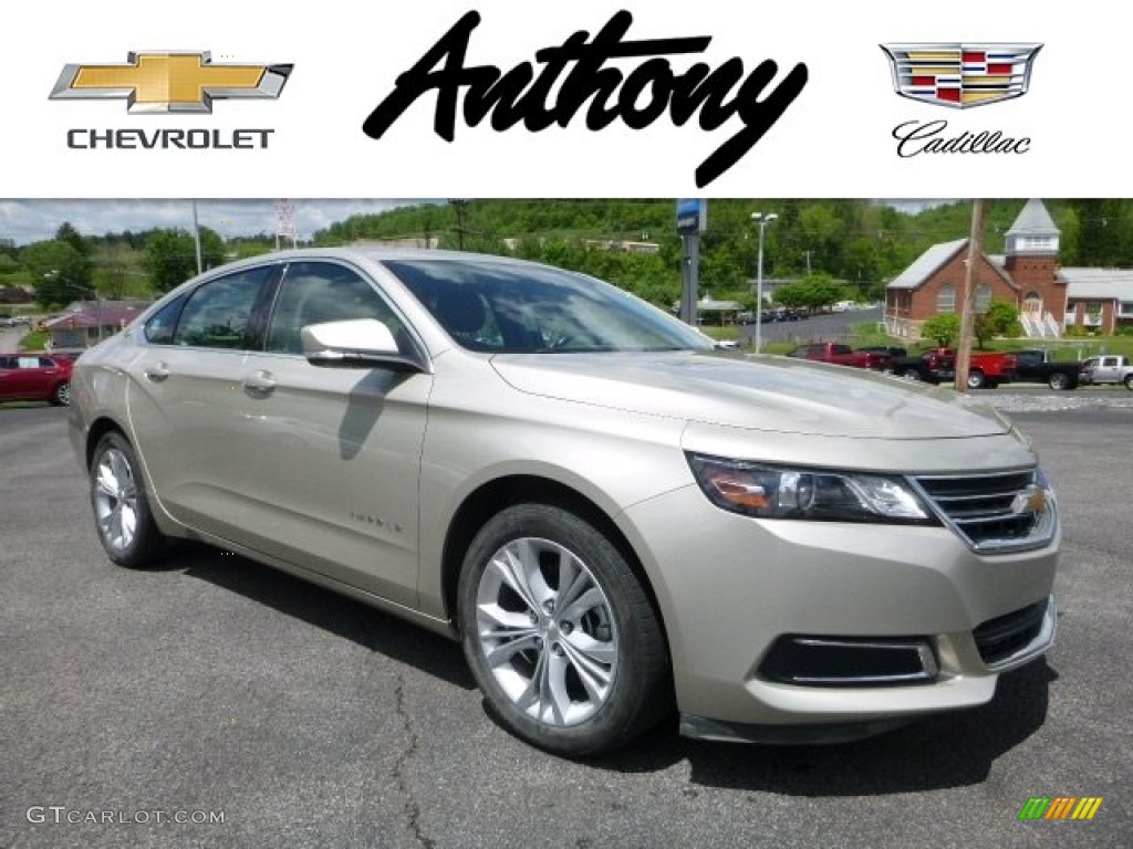 2014 Impala LT - Champagne Silver Metallic / Jet Black/Dark Titanium photo #1