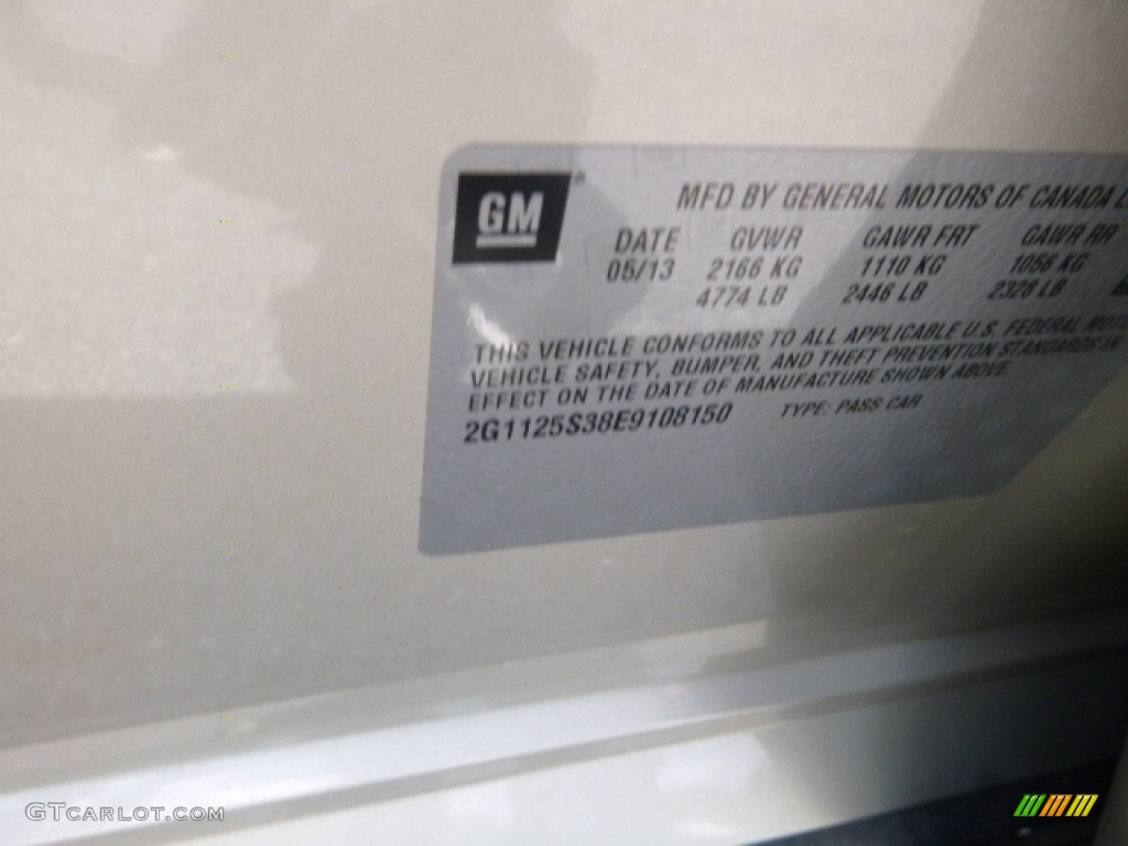2014 Impala LT - Champagne Silver Metallic / Jet Black/Dark Titanium photo #15