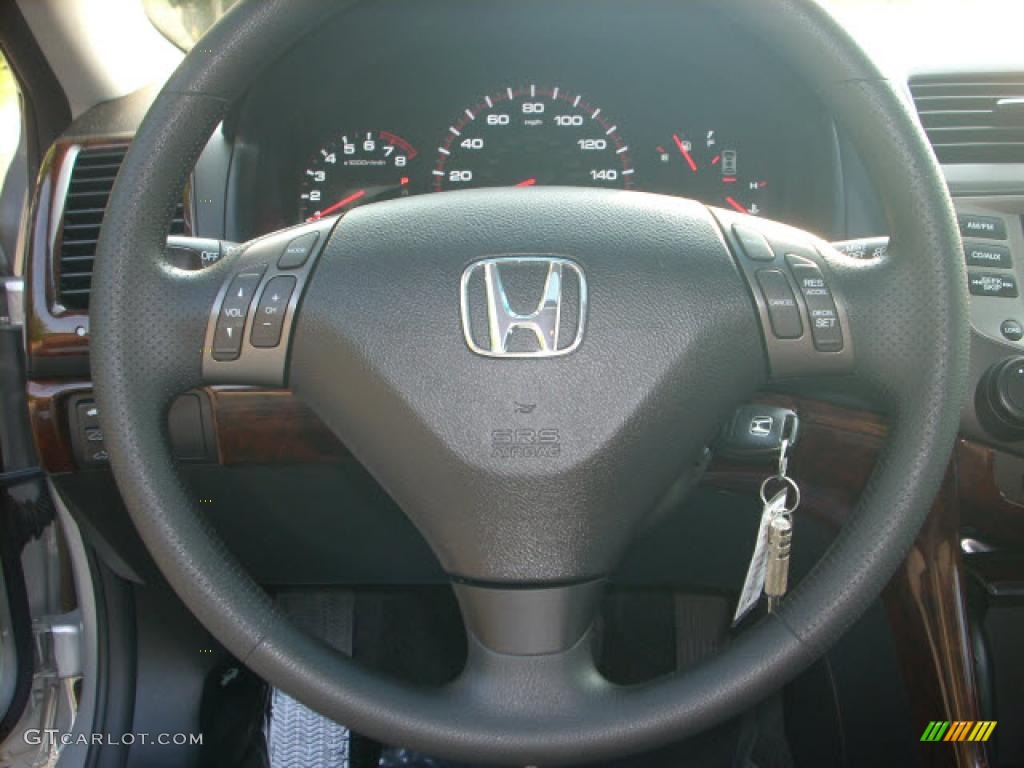 2006 Accord EX Coupe - Alabaster Silver Metallic / Black photo #17