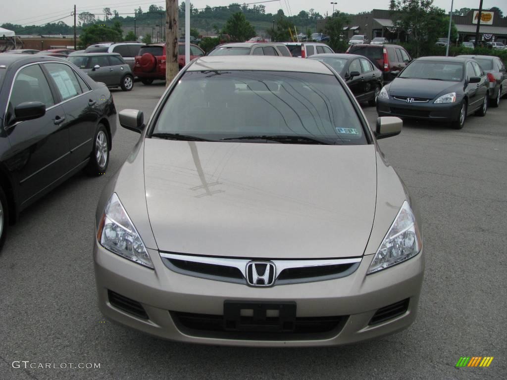 2006 Accord LX Sedan - Desert Mist Metallic / Ivory photo #8