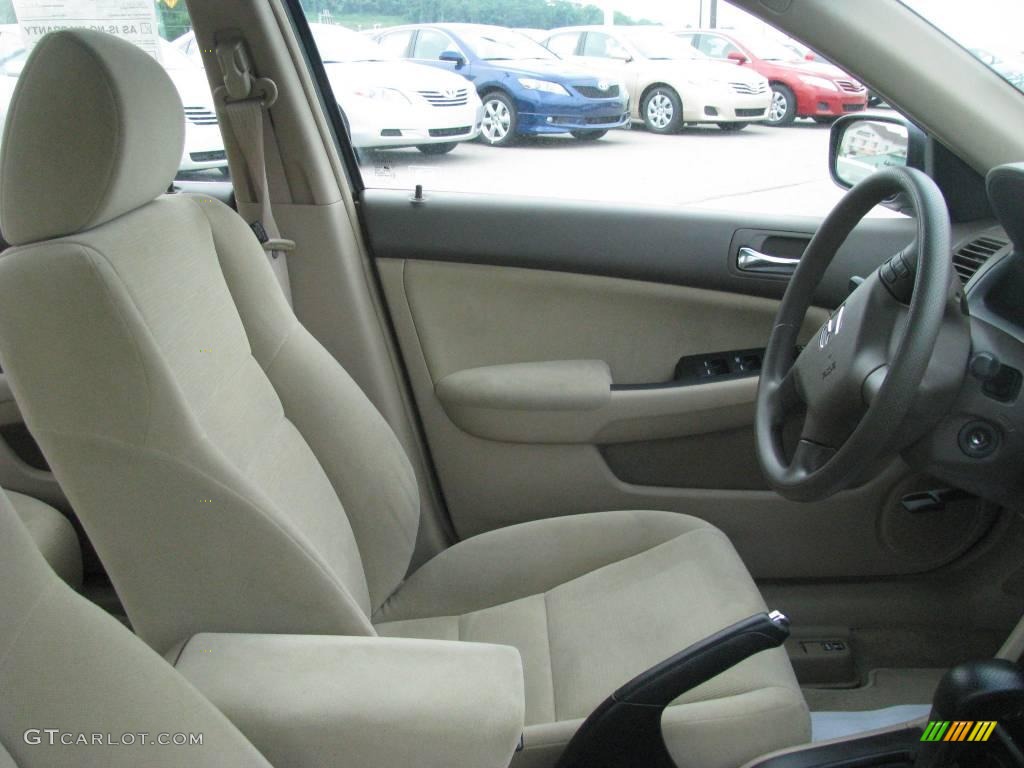 2006 Accord LX Sedan - Desert Mist Metallic / Ivory photo #9
