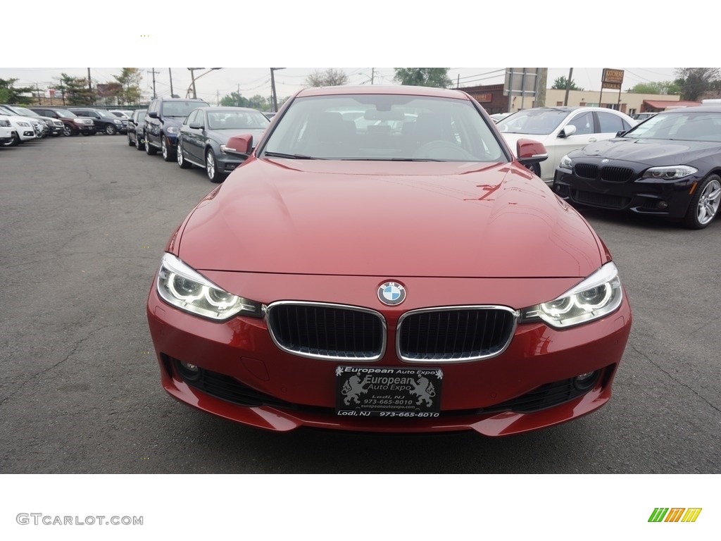 2013 3 Series 328i xDrive Sedan - Melbourne Red Metallic / Black photo #8