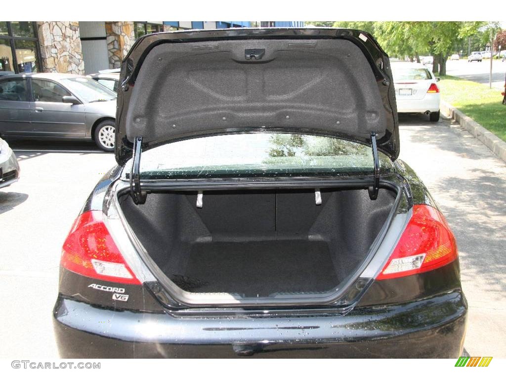 2006 Accord EX V6 Coupe - Nighthawk Black Pearl / Black photo #6