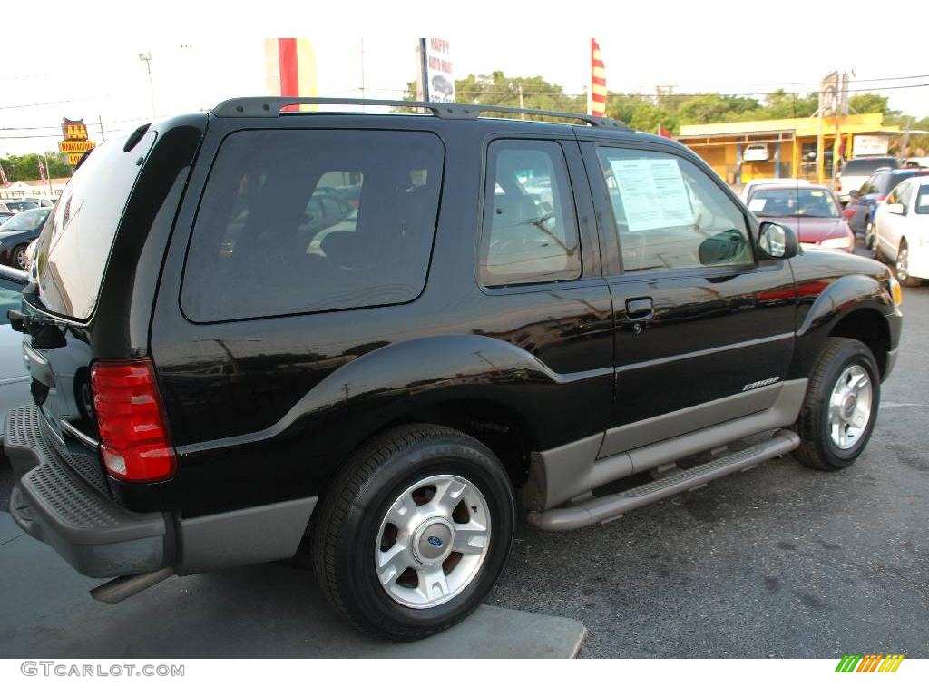 2001 Explorer Sport 4x4 - Black / Dark Graphite photo #4