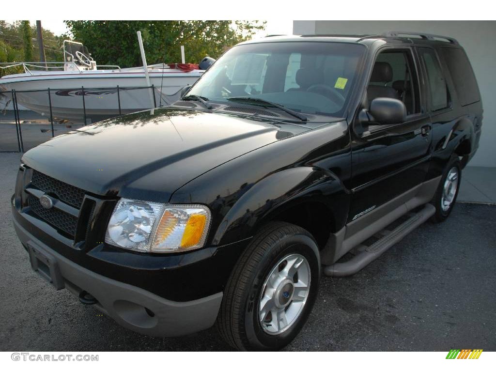 2001 Explorer Sport 4x4 - Black / Dark Graphite photo #6