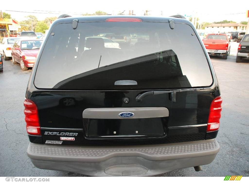 2001 Explorer Sport 4x4 - Black / Dark Graphite photo #7