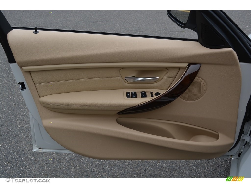 2013 3 Series 328i xDrive Sedan - Mineral White Metallic / Venetian Beige photo #8