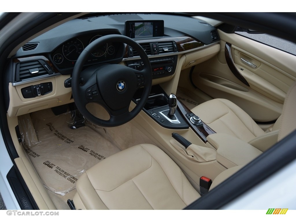 2013 3 Series 328i xDrive Sedan - Mineral White Metallic / Venetian Beige photo #10