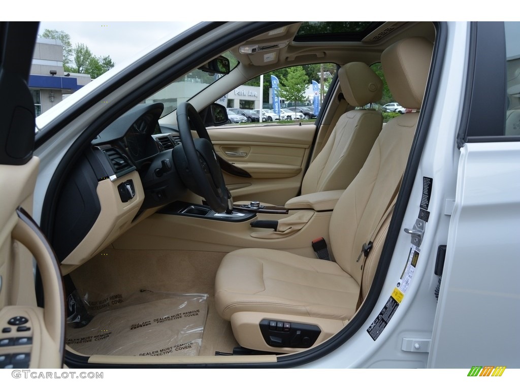 2013 3 Series 328i xDrive Sedan - Mineral White Metallic / Venetian Beige photo #11
