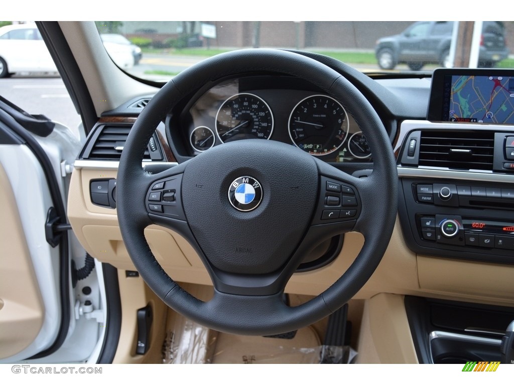 2013 3 Series 328i xDrive Sedan - Mineral White Metallic / Venetian Beige photo #18