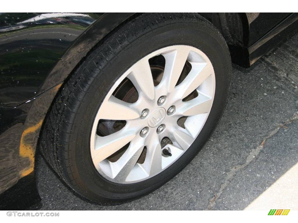 2006 Accord EX V6 Coupe - Nighthawk Black Pearl / Black photo #18
