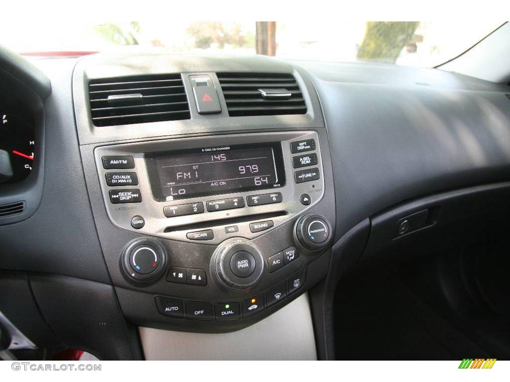 2006 Accord EX V6 Coupe - Nighthawk Black Pearl / Black photo #20