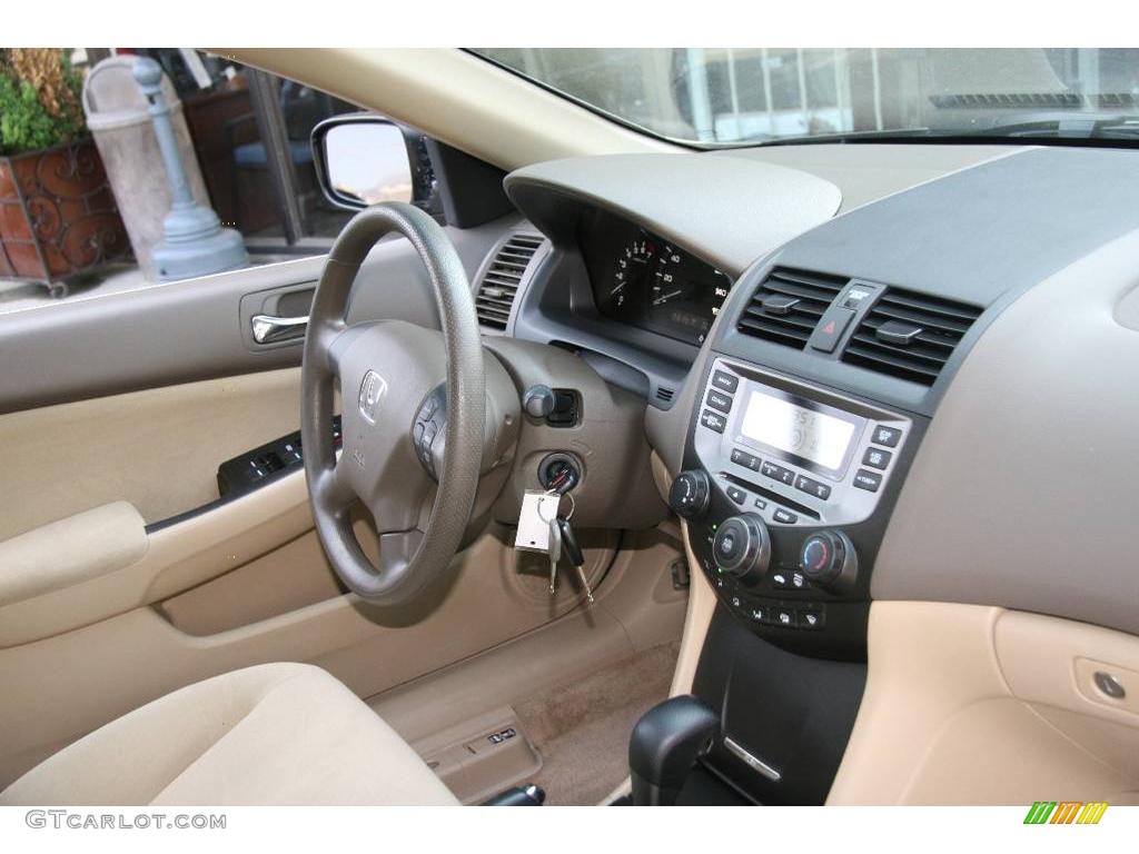 2006 Accord LX Sedan - Desert Mist Metallic / Ivory photo #12