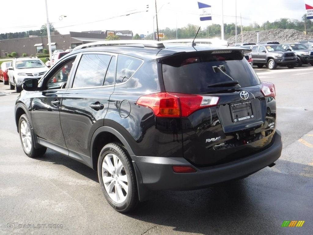 2014 RAV4 Limited AWD - Black / Terracotta photo #6