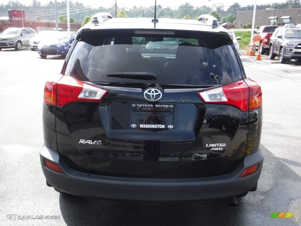 2014 RAV4 Limited AWD - Black / Terracotta photo #7