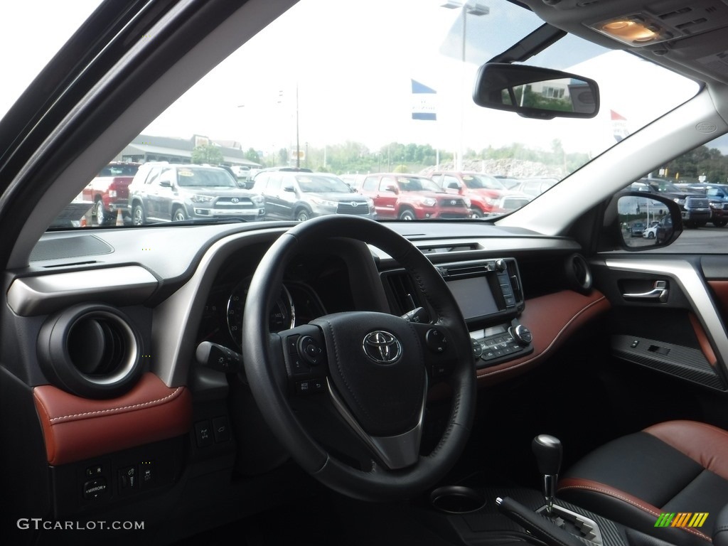 2014 RAV4 Limited AWD - Black / Terracotta photo #11