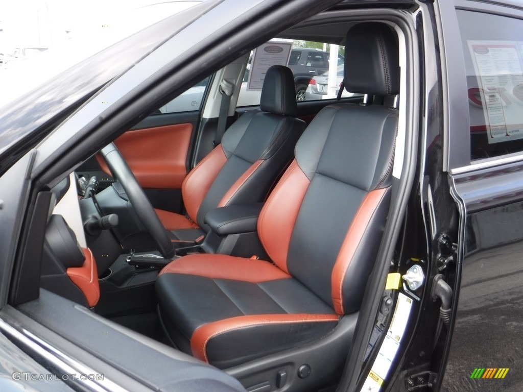 2014 RAV4 Limited AWD - Black / Terracotta photo #12