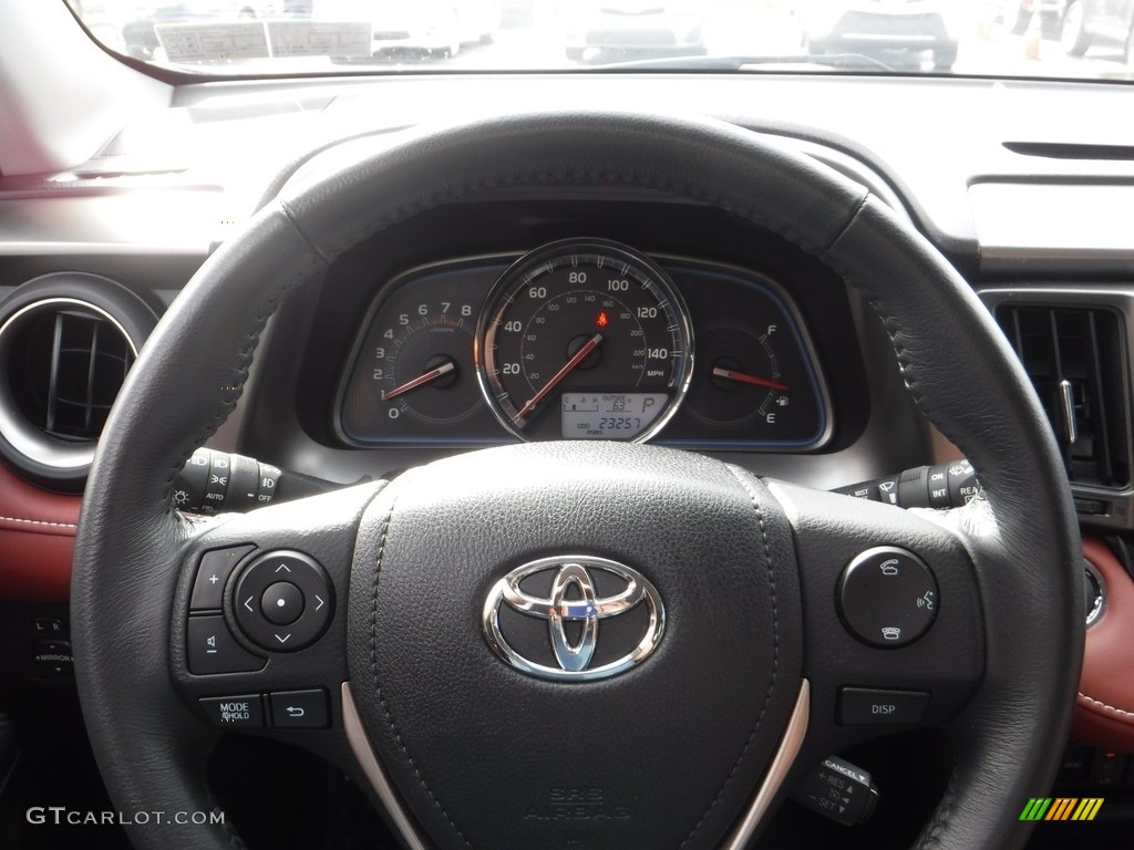 2014 RAV4 Limited AWD - Black / Terracotta photo #20
