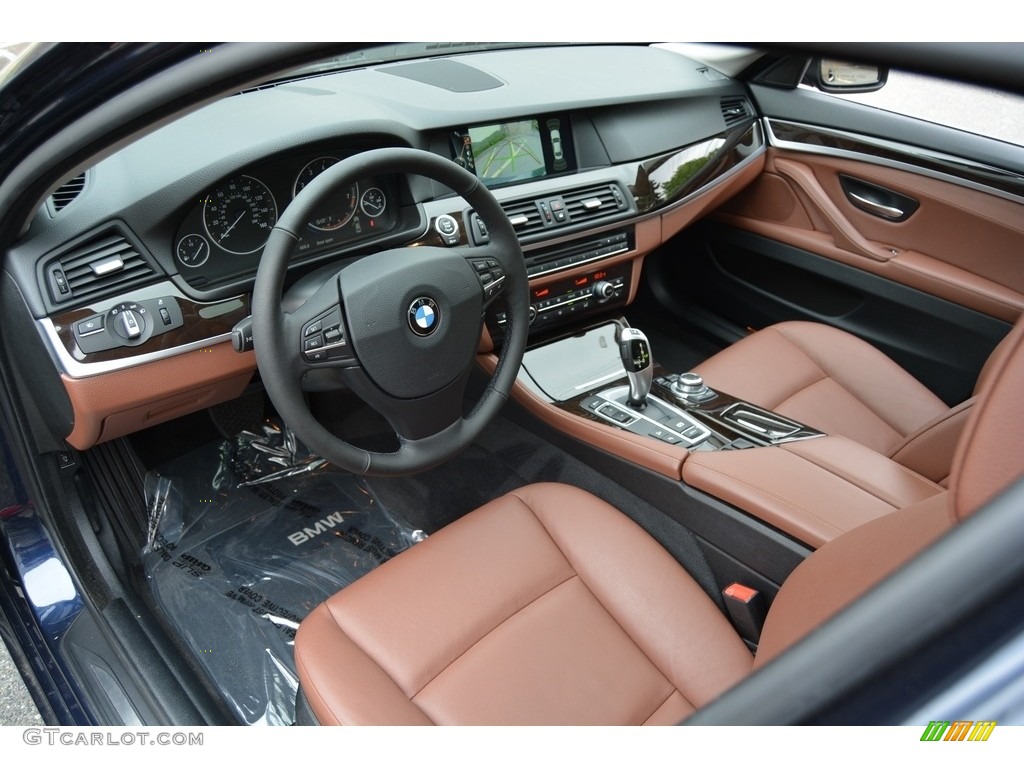 2013 5 Series 528i xDrive Sedan - Imperial Blue Metallic / Cinnamon Brown photo #8