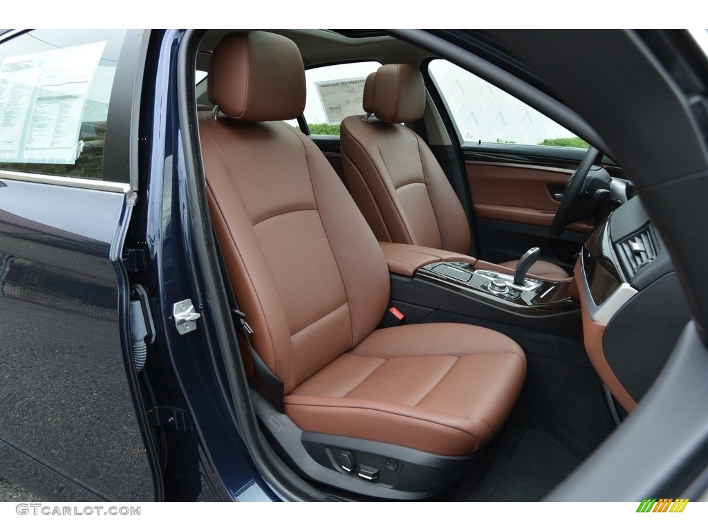 2013 5 Series 528i xDrive Sedan - Imperial Blue Metallic / Cinnamon Brown photo #26