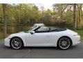 2013 White Porsche 911 Carrera Cabriolet  photo #3