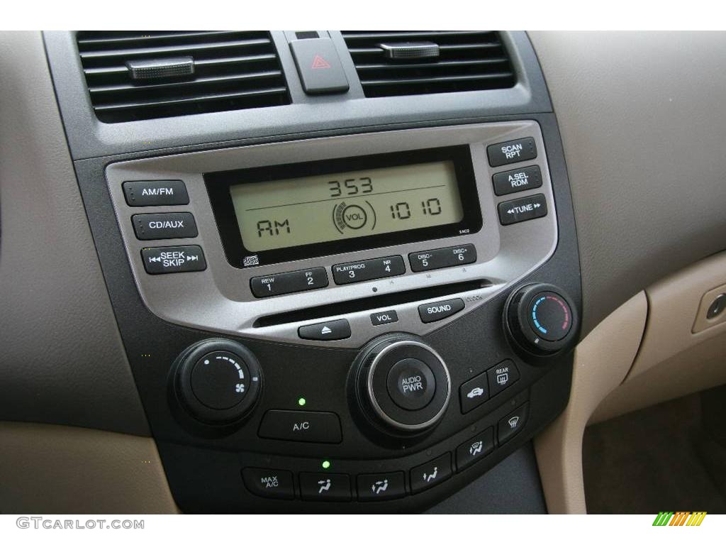 2006 Accord LX Sedan - Desert Mist Metallic / Ivory photo #23