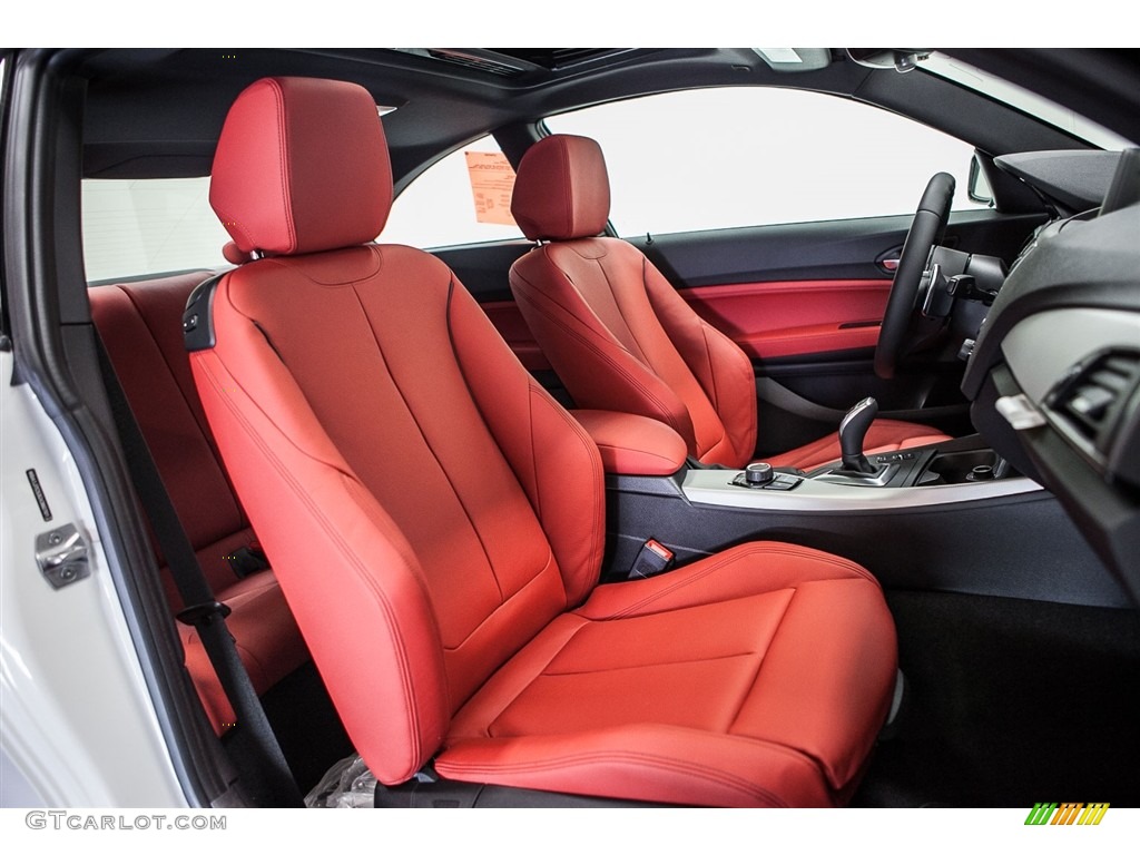 2016 M235i Coupe - Alpine White / Coral Red photo #2