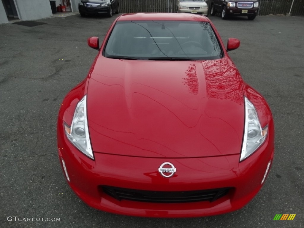 2016 370Z Sport Coupe - Solid Red / Black photo #6
