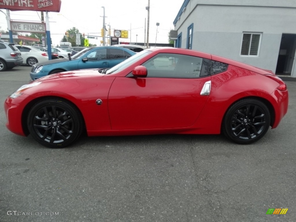 2016 370Z Sport Coupe - Solid Red / Black photo #7