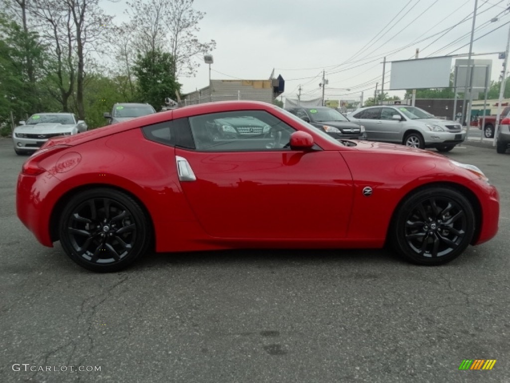 2016 370Z Sport Coupe - Solid Red / Black photo #8